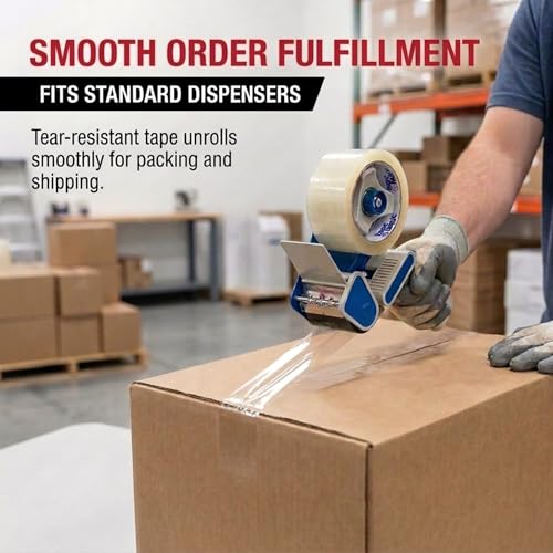 Tape Logic Packing Tape (36-Rolls), 2" x 55 yd - Heavy Duty Packaging Tape Refill for Shipping, Moving, Order Fulfillment, Acrylic 2.6 Mil