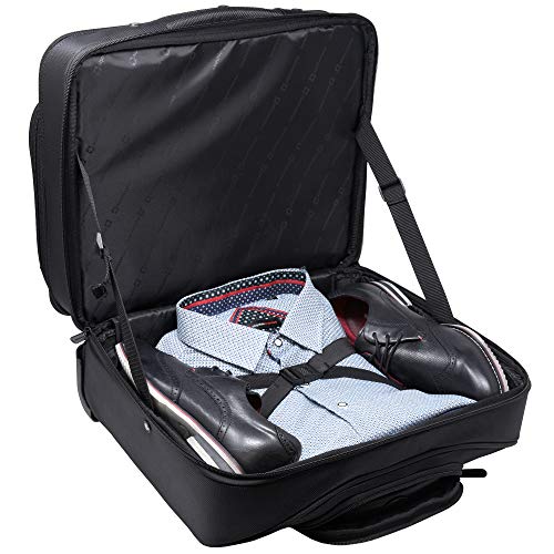 Alpine Swiss Rolling Laptop Briefcase Wheeled Overnight Carry on Bag Up to 15.6 Inches Notebook - Carries Legal Size Files