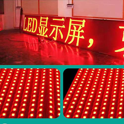 MekUk LED Sign Board Scrolling Message LED Sign Full Color Display Programmable Scrolling Message Board for Shop, Restaurant, Bar for Store, Car, Business, Promotion (Color : Multi-Colored, Size : 1