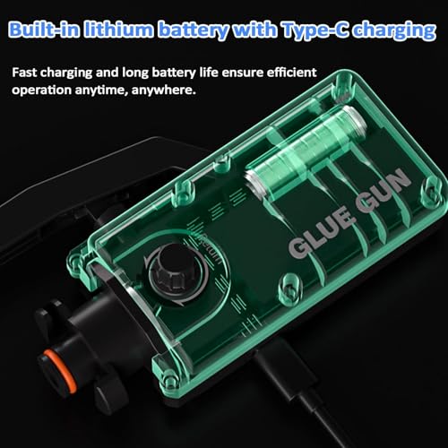 DOJBK Electric Dispenser Tools, Electric Liquid Glue Gun, Precise Glue Control and Drip Prevention, Automatic Back Suction, for LCD Screen Frame Bonding, Home Repairs