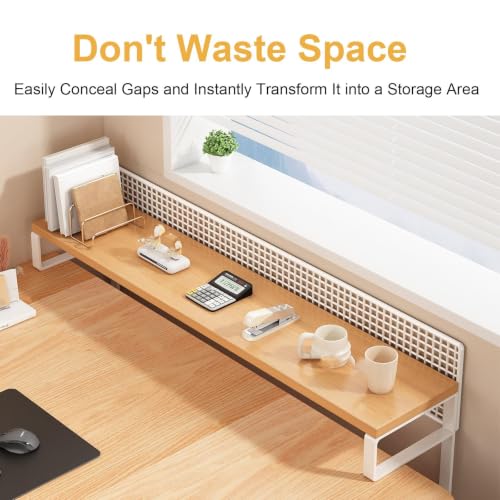 Desk Extender Nodrill Heavy Duty Desktop Gap Storage Shelf