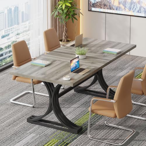 Tribesigns 5FT Small Conference Table for 4 to 6, Modern Meeting Table