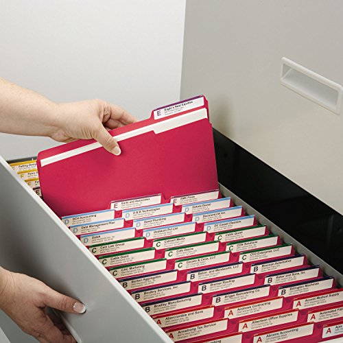 SMD12734 - Smead Colored Folders with Reinforced Tab