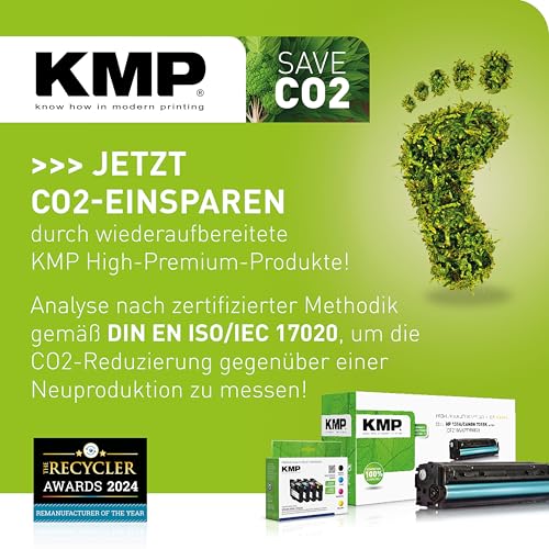 KMP H163 Ink Cartridge Remanufactured for HP 62XL Magenta Cyan Yellow for HP OfficeJet 5740/5700 Series Envy e-All-in-One 5540/5600 Series etc.