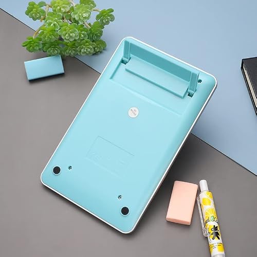 DUYHBAWRS Calculator Big Screen Calculator Cute Power Solar Calculator Financial Accounting Business Office 12 Digits with Stand