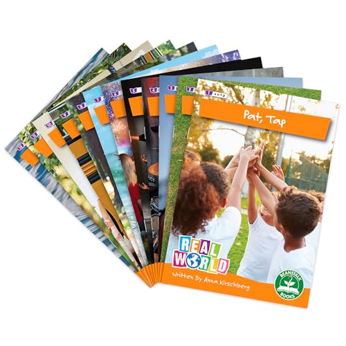 Junior Learning Phase 2 Non-Fiction Decodables, 6 Phonics Readers Books
