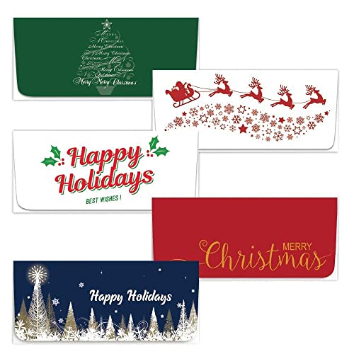 BankSupplies Festive Money Envelopes | 6-1/2 x 2-7/8 | 250 Pack | Variety Pack | Gift Envelopes for Cash | Business & Personal | Durable