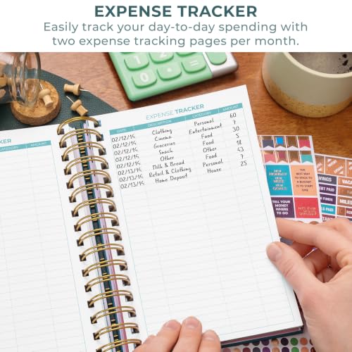 Clever Fox Budget Planner & Monthly Bill Organizer, Medium Dark Teal