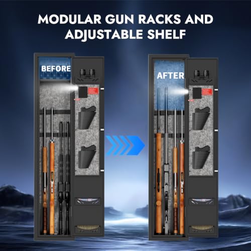 KAER Long Gun Safe for Rifles and Pistols with Electronic Lock Assembled