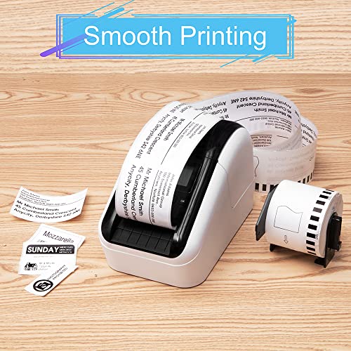 Compatible with Brother DK-2205 (2.4" X 100 Ft.) Label for Printer QL-810W