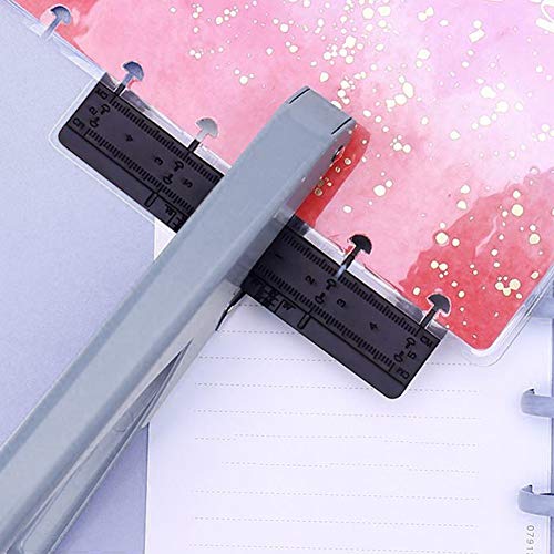 BNISRGLD Hole Puncher Manual Mushroom Shape Punch DIY Paper Cutter T-Type Punching Machine Offices Stationery Tools