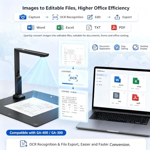 Pro A3 Ultra Professional Smart Portable Document 16MP Book Scanner