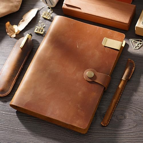 Refillable Notebook with Detachable Rings, Smooth Recycled Paper for School & Writing Paper Rings Bounded Planner
