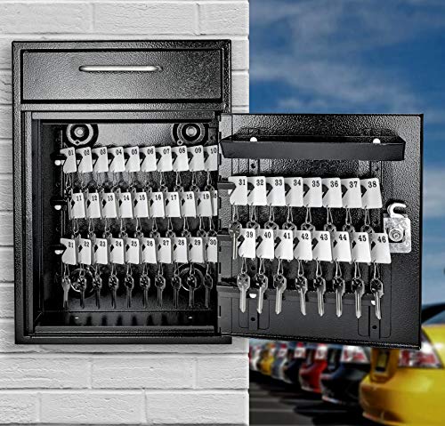 Mail Boss Key Boss 105-Key Steel Key Cabinet with Combination Lock