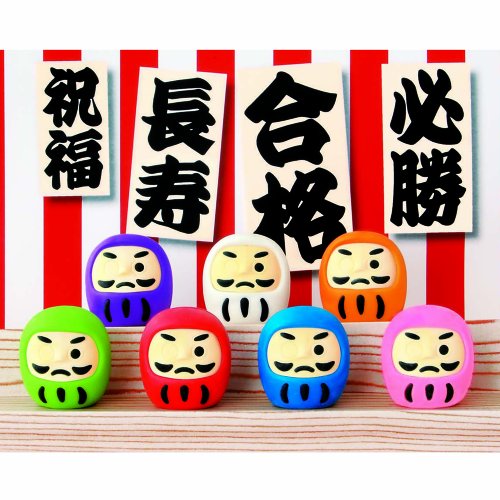Iwako SCERDAL001 Good Luck Erasers, Pack of 60