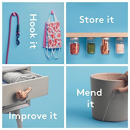 Sugru Silicone Super Glue - Waterproof All Purpose Wall Putty + Moldable Glue for Crafting + DIY Home Improvement - Removable + Kid-Safe - Indoor/Outdoor Use - 8 Pack - Black + White (3.5g/ea)