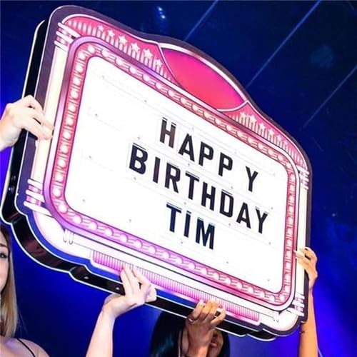 LED Club Bottle Presenter,Handheld LED letter bottle presenter,Luminous Handheld Sign for Bottle Service,Billboard Board Atmosphere Props for Bar and Club,A
