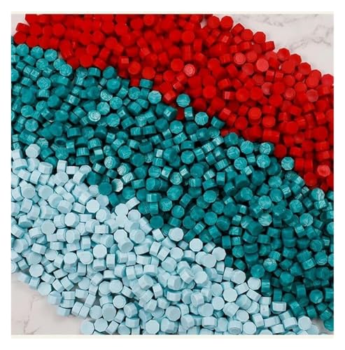 PuLAif Wax Seal Beads Multicolor 150 pcs For Stamping, Scrapbooking, Wedding Invitations(G)