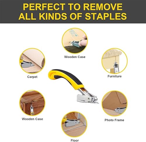 KLJUHGTR Heavy Duty Upholstery Staple Remover Nail Puller Professional Tools Hand with Tack Tool