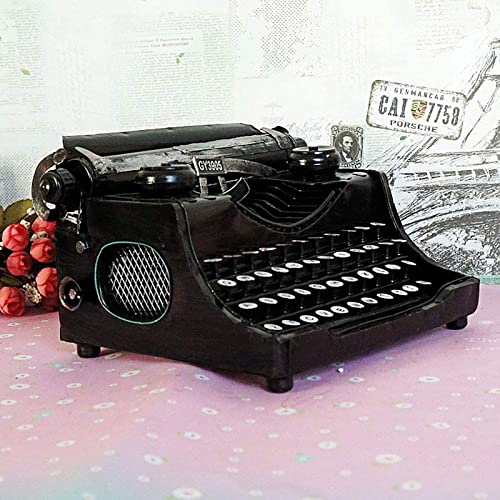 Vintage Classic Manual Typewriter Model, Decoration Antique Typewriter for Home/Office/Study Room Desk, Unable to Type Words, Shoot Movie Props