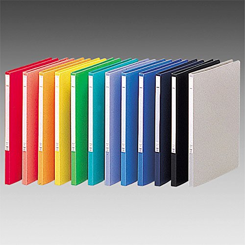 Lihit Lab F347-6_10 Punchless File, A4, Green, Pack of 10