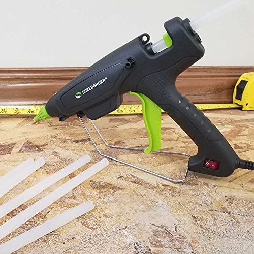 Surebonder PRO2-180 Quick Heating High-Temperature Professional Heavy Duty Hot Glue Gun for Packaging, Construction, Woodworking - Uses Full-Size, 7/16" Hot Glue Sticks
