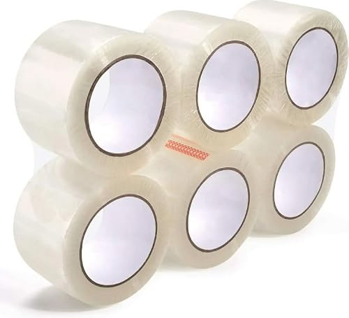 supplyhut 36 Rolls Shipping Packaging Box Packing Sealing Tape 2 mil 3" x 110 Yard 330FT