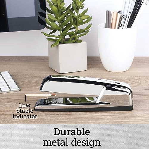 Swingline Stapler, 30 Sheet Capacity, 747 Business Stapler, Jam Free, Metal, Silver Chrome (74720)
