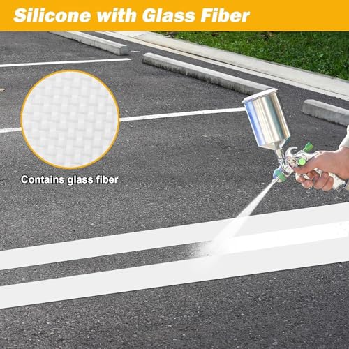 Parking Lots Line Stencils 4x88Inches Roadway Straight Guide Templates for Professional Result on Pavements Parking Lots Line Stencils for Painting