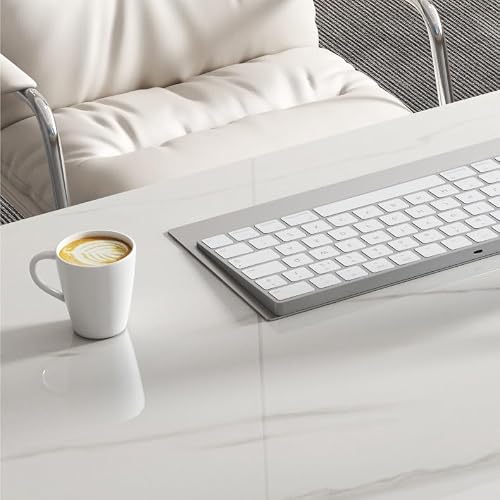 XUNTING Pc Desk Slate Office Desk Home Bedroom Study Corner Desk Modern Simple Office Desk Computer Desk Study Table(140 * 70 * 75cm)