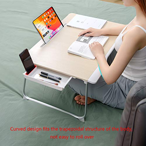 FUFU Coffee Table Lap Standing Desk, Portable Bed Tray, Can Eat, Write, Read, Work On The Bed and Sofa