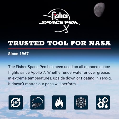 Fisher Space Pen Chrome Pressurized Ballpoint Bullet Pen, Gift Box