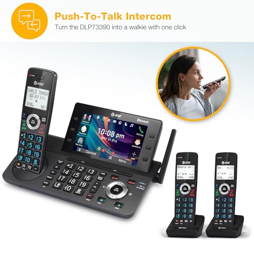 AT&T DLP73390 3-Handset DECT 6.0 Cordless Phone with Answering Machine