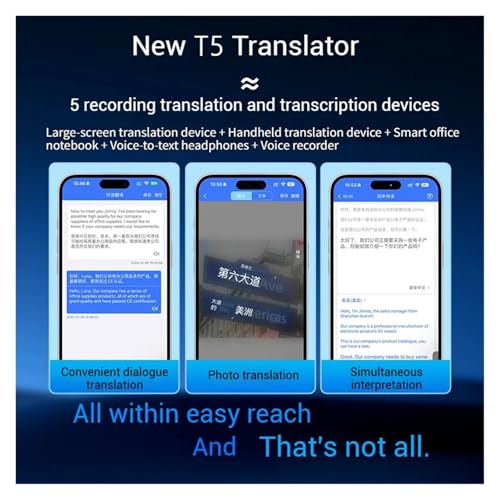 T5 AI Translator: 144 Languages, 0.5s Speed, 98% Accuracy, 16 Offline, Photo/Video Translate, 60-Day Battery, Free