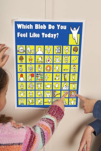 Loggerhead Publishing Which Blob Do You Feel Like Today? Poster for Conversations about Feelings & Emotions