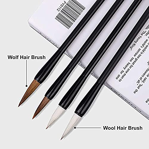 chinese calligraphy writing sumi with roll-up brush japanese brush painting kit Traditional Calligraphy Set - Chinese Traditional Calligraphy Set Brush Pen/Ink/Paper/Inkstone for Beginners Writing Pra