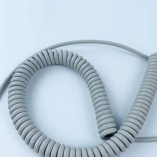 4 Core 22AWG 0.3mm2 Coiled Spiral Cable Multiple Lengths