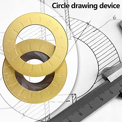 TMMLIJIPL Compass for Geometry Round Stainless Steel Compas Circle Drawing Rule Measuring Tool Geometry Compass Professional Drawing Compas Adjustable Size Compass Drawing Tool