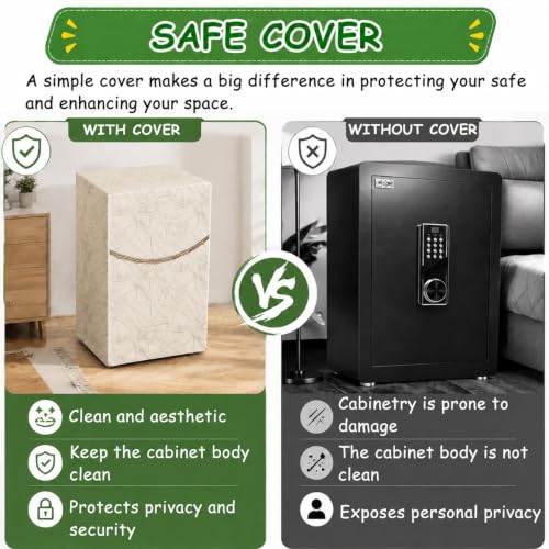 MZZKFC Washable Safe Box Cover for Home & Office Vertical Appliances