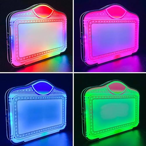 CHHMAELOVE RGB Light Up Letter Board Sign, with 2 Set of English Letters and 0-9 Numbers, Detachable Power Bank, for VIP Service at Club, Party, Bar
