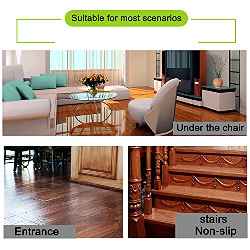 Perfect Office Chair Mat,PVC Non-Slip Protector Mat,Transparent Carpets,Floor Protector Mat,Heavy Duty 2mm Thick,for Under Office Chair,Hard Floor,Home,Multiple Sizes (120x210cm/47.2x82.7in)