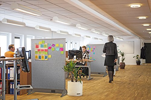 GOF Single Office Partition, Large Fabric Room Divider Panel, Custom Built Workstation 36" W x 48" H