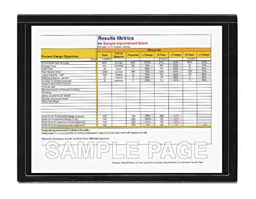 StoreSMART® - Black Document Frame (Window) - Letter-Size Pages - 10-Pack - R282-BK-10