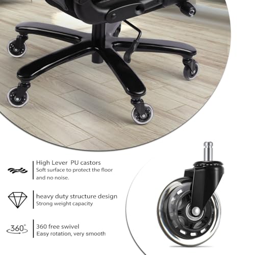 Qusaphy 800lbs Big and Tall Office Chair for Heavy People Executive Office Chair 360 Swivel Computer Desk Chair with Heavy Duty Casters Large Size Home Office Chairs
