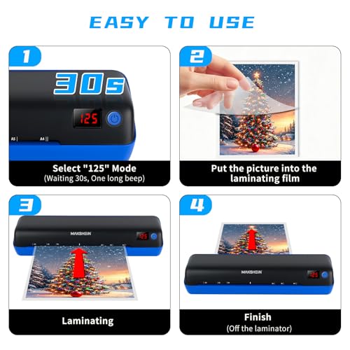 9 Inch A4 Thermal Laminator 10-in-1 Laminating Machine 3-6 mil (9" mk168)