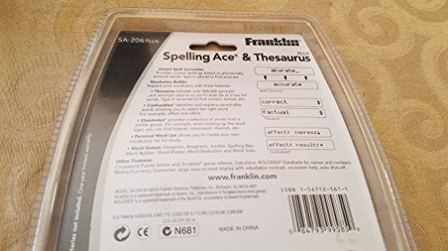 Franklin SA-206 Spelling Ace with Thesaurus