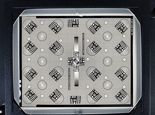 Digitize 4x5 Slides with Focus Checker by Vlads Test Target. Excellent Aid for Focusing DSLR/mirrorless Cameras. Digitize Your Priceless Slides & Negatives w/the Highest Sharpness. 4x5 Sheet.