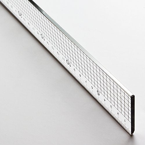 Jakar 600mm Stainless Steel Edge Acrylic Ruler 3064
