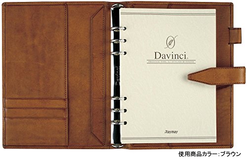 Raymay Fujii DSA3010B Da Vinci Roloma Classic Personal Organizer, A5, Black