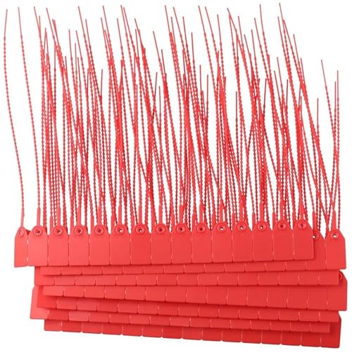 DWLANMLHYA Tagging Gun for Clothing, Plastic Tamper Seals Numbered Zip Ties Pull Tite Security Tags for Garment Label Office Filing and Craft Projects(300pcs)